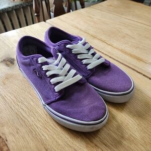 Vintage Adio Purple Women's Size 7.5 Canvas Skateboard Sneakers‎